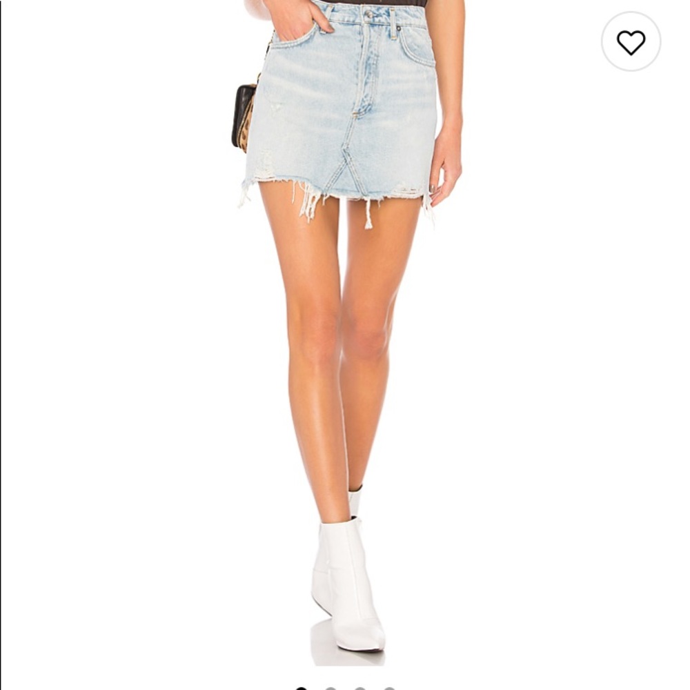AGOLDE Quinn high rise mini skirt NWOT!